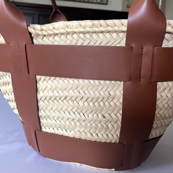 Demellier Santorini Natural Basket Tan Smooth - Picture 5 of 13